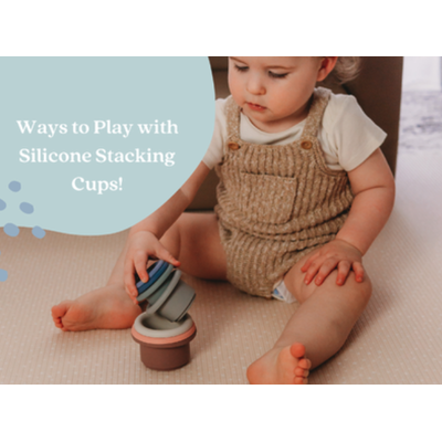 3 Ways to Play with Silicone Stacking Cups!