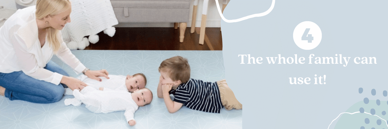 A play mat big enough for the whole family 