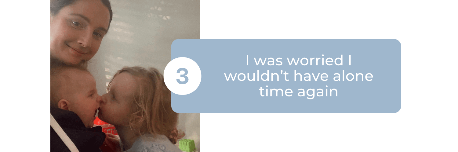 Will I have alone time again after having a second child?