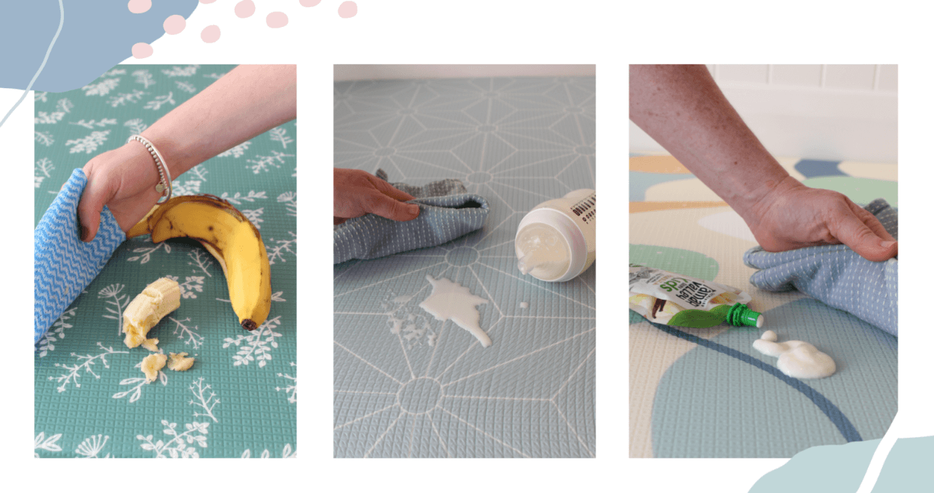 How to clean a luxe padded baby play mat
