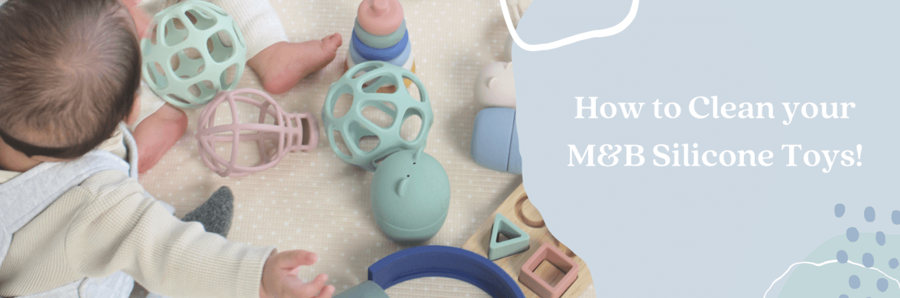 how to clean silicone baby toys 