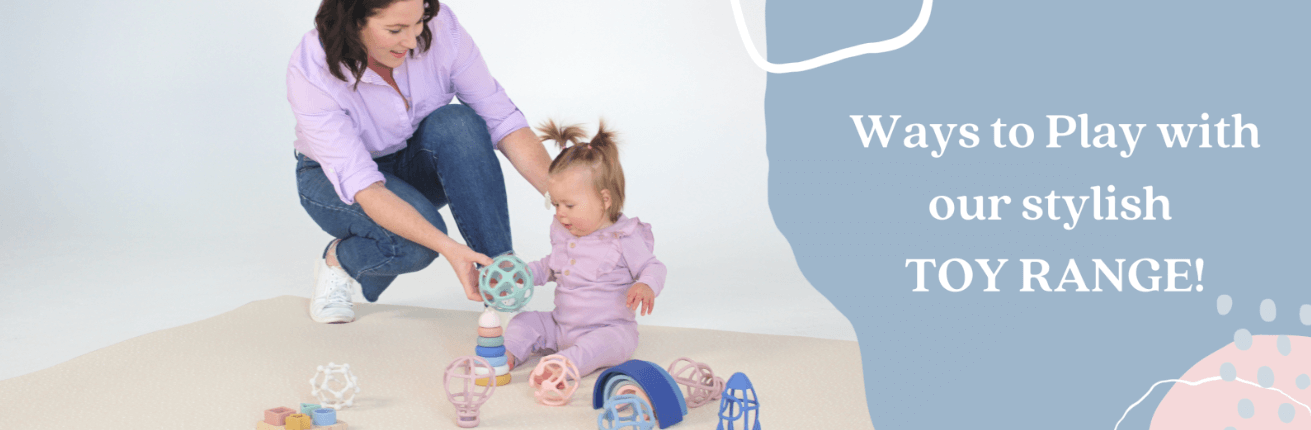 Ways to play with munchkin and bear silicone sensory toys 