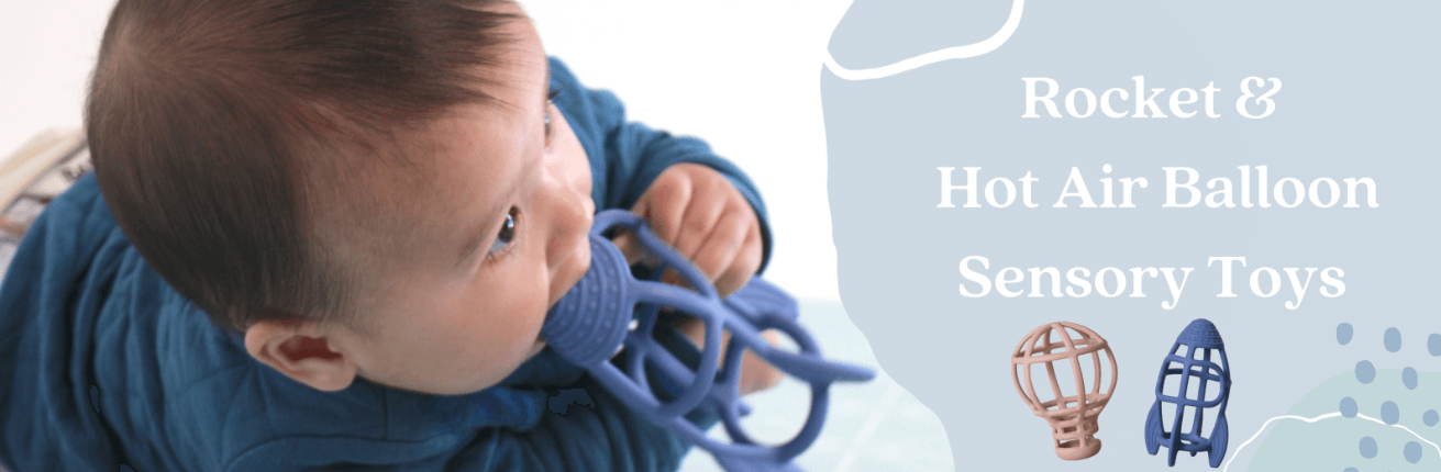 Teething and sensory toys for babies