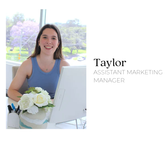 Taylor, the Munchkin & Bear Assistant Marketing Manager
