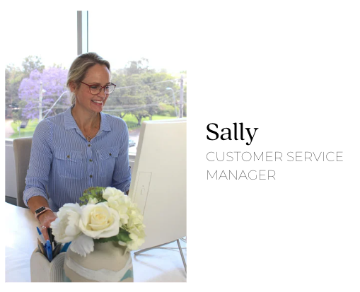 Sally, the Munchkin & Bear Customer Service Manager