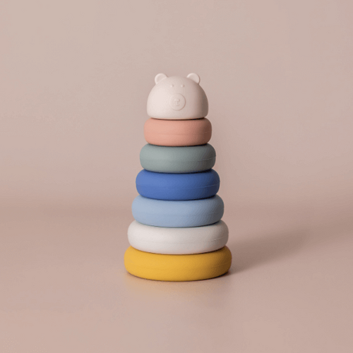 Silicone Stackable Bear Tower