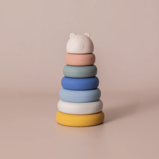 Bear Stack Tower Silicone Stackable Bear Tower – Munchkin & Bear